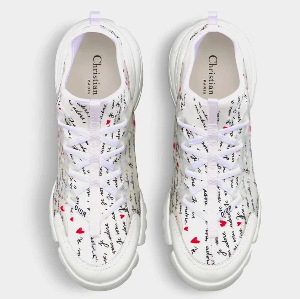 🛑DIOR D-Connect Je Vous Adore Sneakers - Picture 2 of 7
